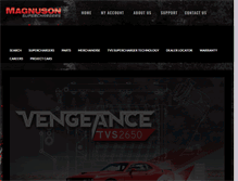 Tablet Screenshot of magnacharger.com